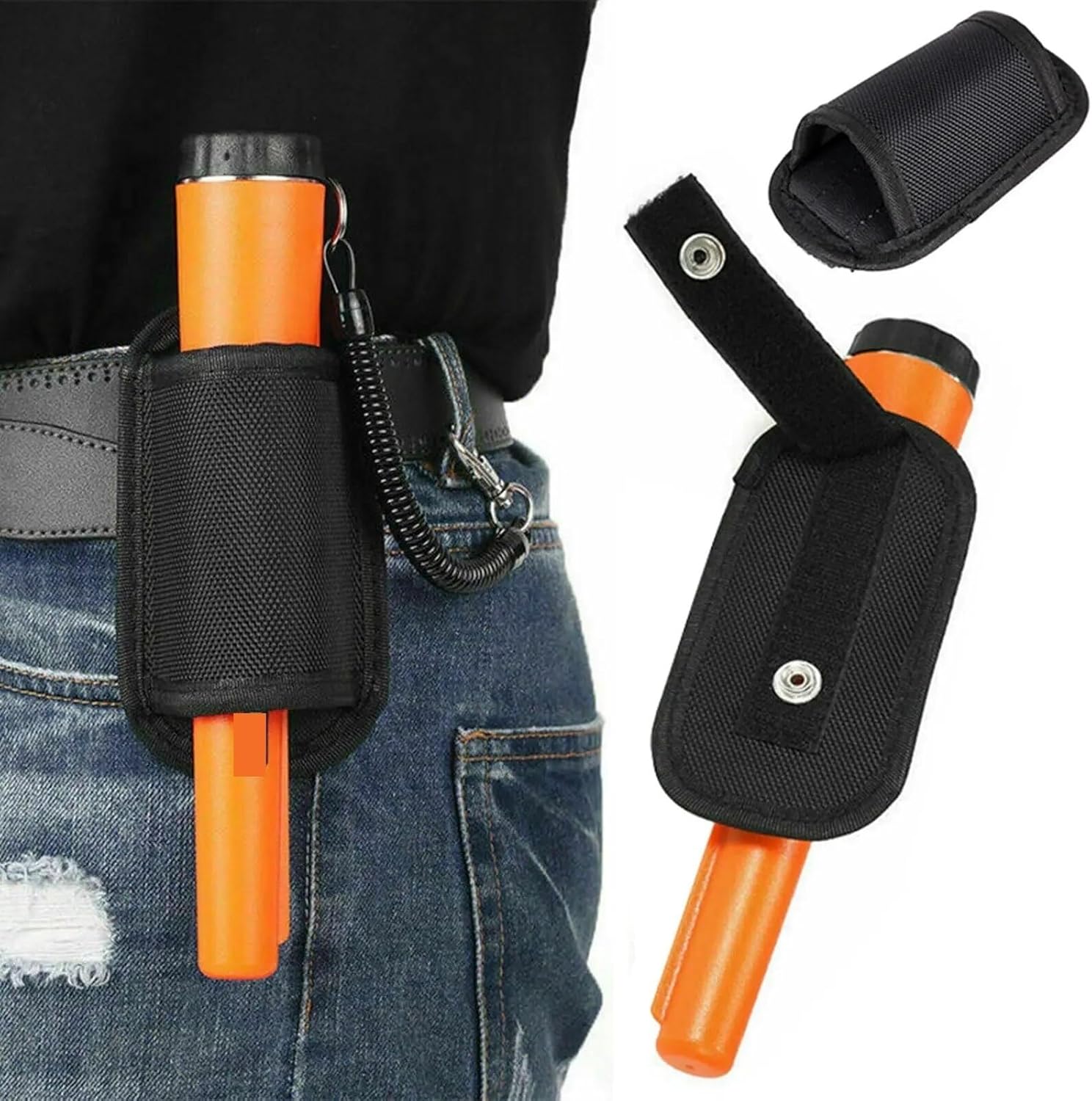 Wall Dtector Scanner, Handheld Metal Detector Metal Pinpointing Rod Detector Waterproof IP66 Metal Gold Detector Tester For Coin Gold for Home Improvement, Carpentry and Electrical Wor