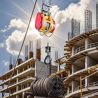 Vista 17 de VEVOR Cabrestante de elevación eléctrico 2 en 1, capacidad de elevación de 1100 libras, grúa de cabrestante portátil de 1500 W, altura de elevación