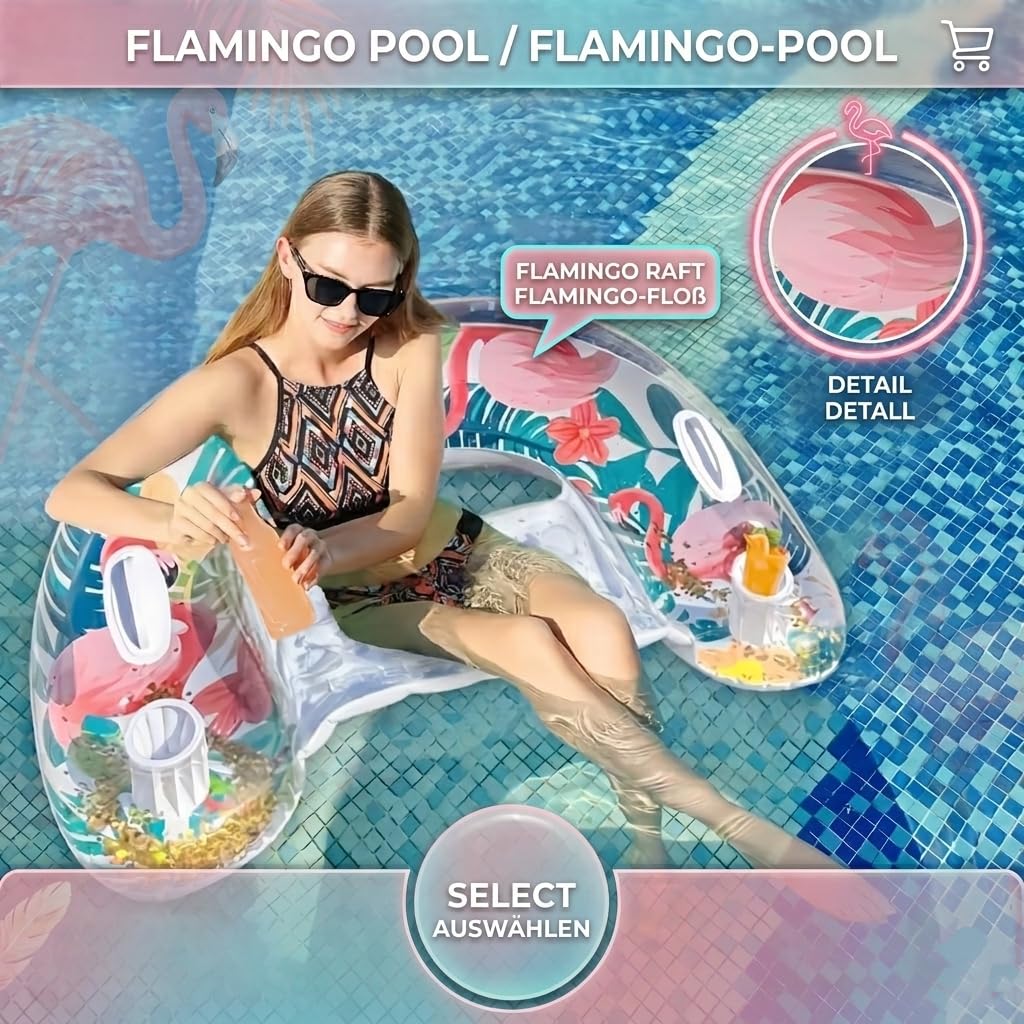 Fauteuil De Piscine Gonflable - Adulte - Glossy - 137 X 122 Cm - Couleur Aléatoire à Prix