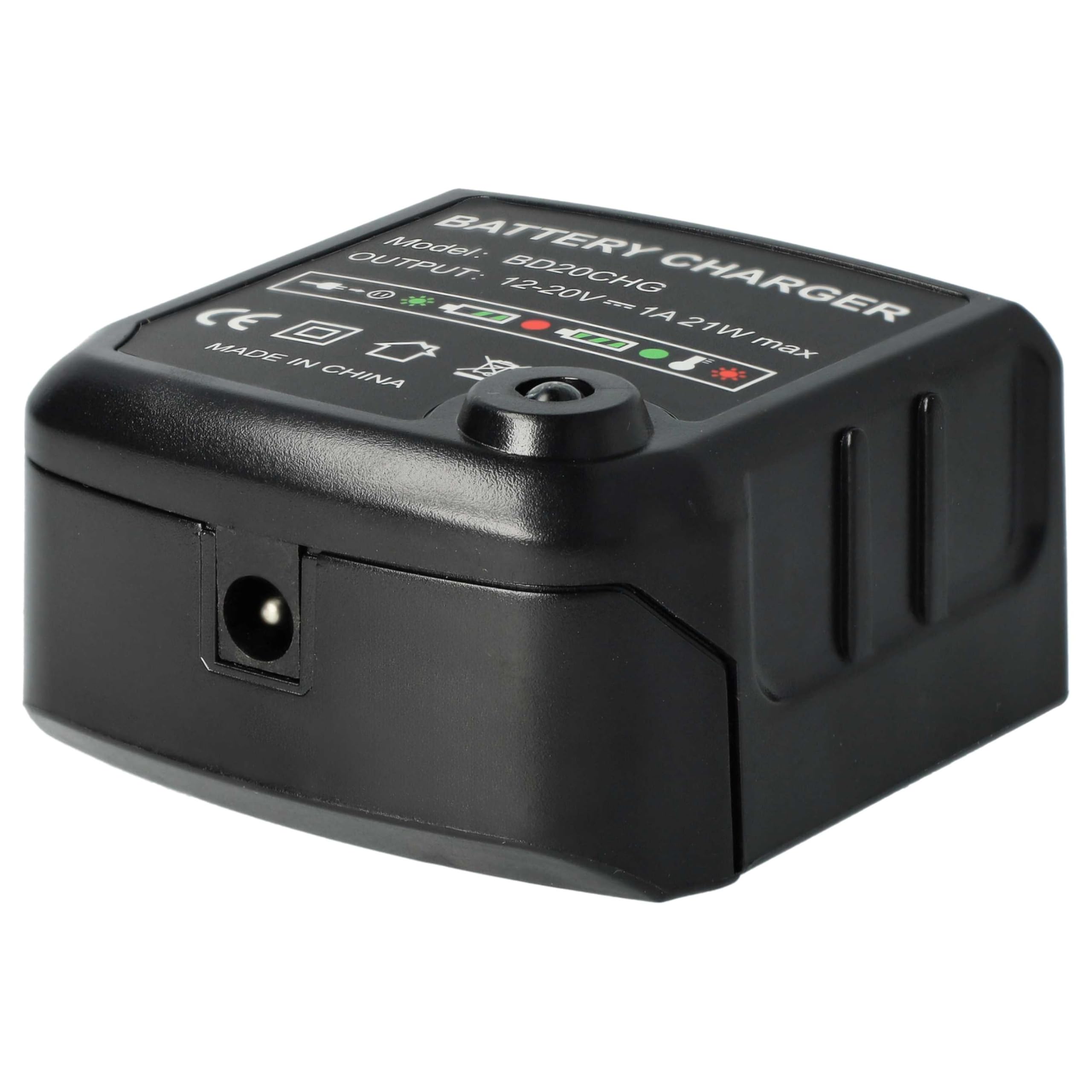 vhbw caricabatterie 12-20 V compatibile con Black & Decker BL1114, LB16, BL1314, BL1514 batterie Li-Ion di attrezzi, 12-20V