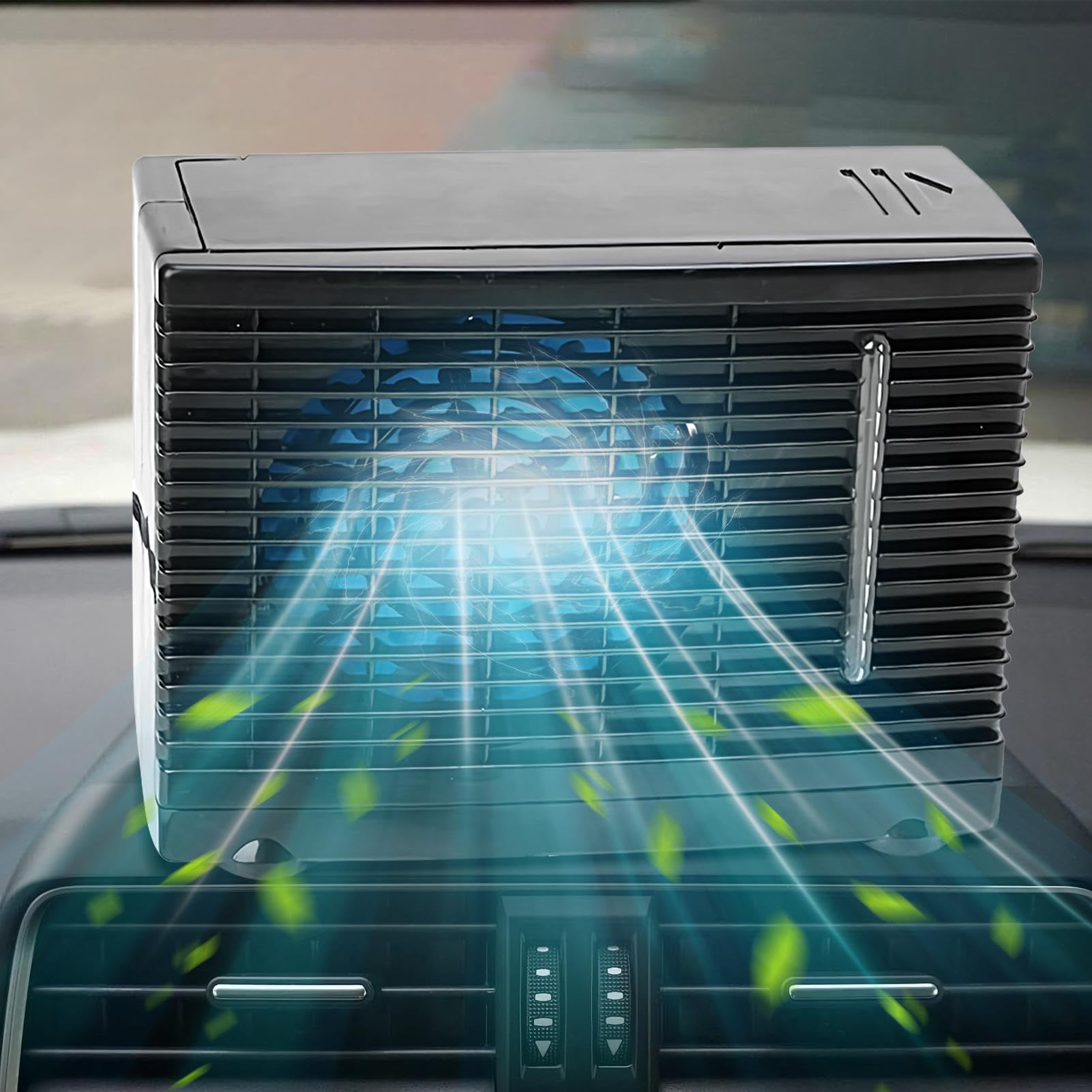 Condizionatore Portatile Auto Apparecchio Raffreddamento Compatto 12V | Condizionatore Mobile per Auto Per Interno Camera Camion Tenda Campeggio Viaggio Viaggio Strada