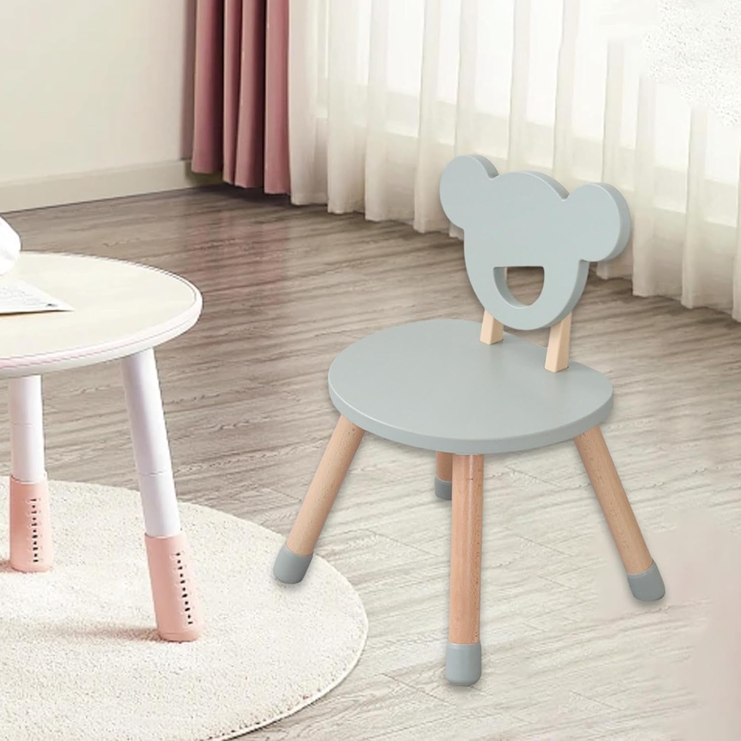 MYCENSE キッズベアボーイズガールズフォーボーイズガールズポータブル人間工学に基づいたチャイルドシート屋内デイケアベッドルーム