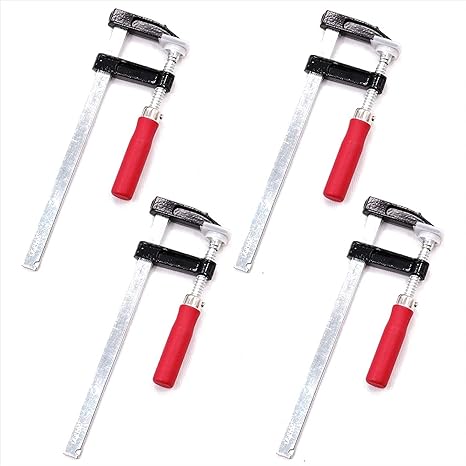 Amazon エスネット S Net Diy 溶接 木工 作業用 F型 クランプ 開口 300 奥行 50 4本 8本 10本 セット Sn Fc4810l ベルト ポーチ バック 4個セット L Fクランプ