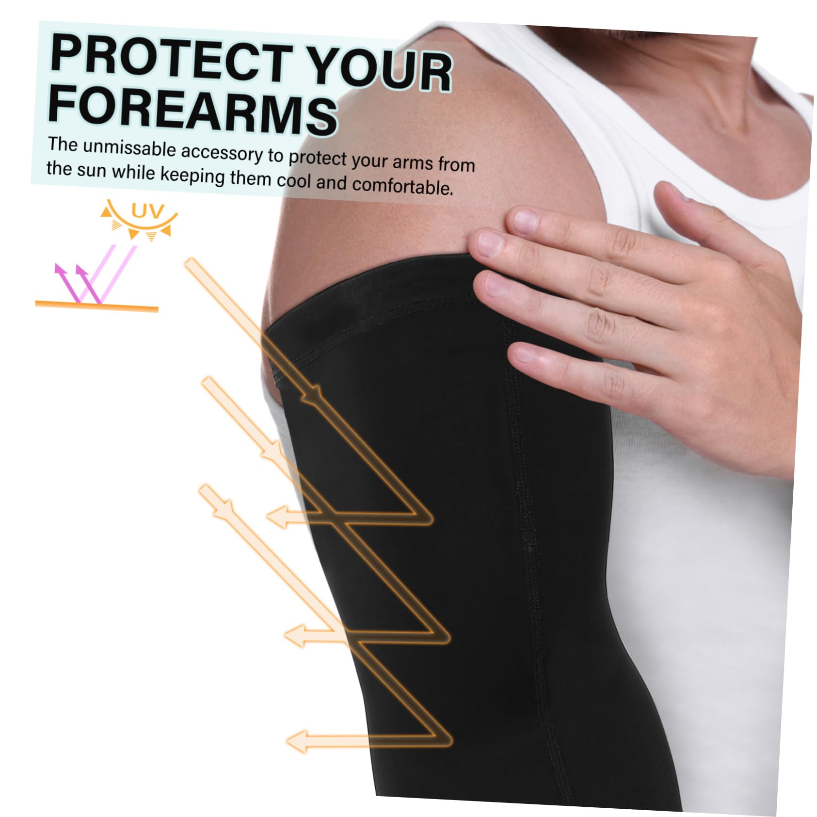4 Paia Di Maniche Da Braccio Rinfrescanti Con Protezione UV, Maniche Di - Foto 9