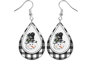 Snowmen Earrings: A Christmas Delight