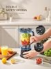 Stand Mixer 500 W 1.5 L Mixer with 2 Speed Levels and Pulse Function Stainless Steel Knife Removable Lid with Measuring Cup Dishwasher-safe Mixing Cup for Smoothies and Shakes