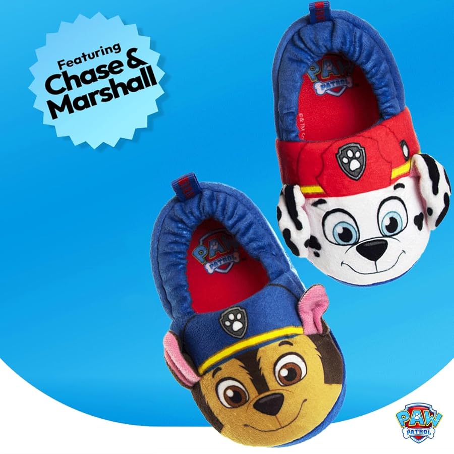 Slippers For Kids Paw Patrol Slipper Sock Set Bundle With Fuzzy