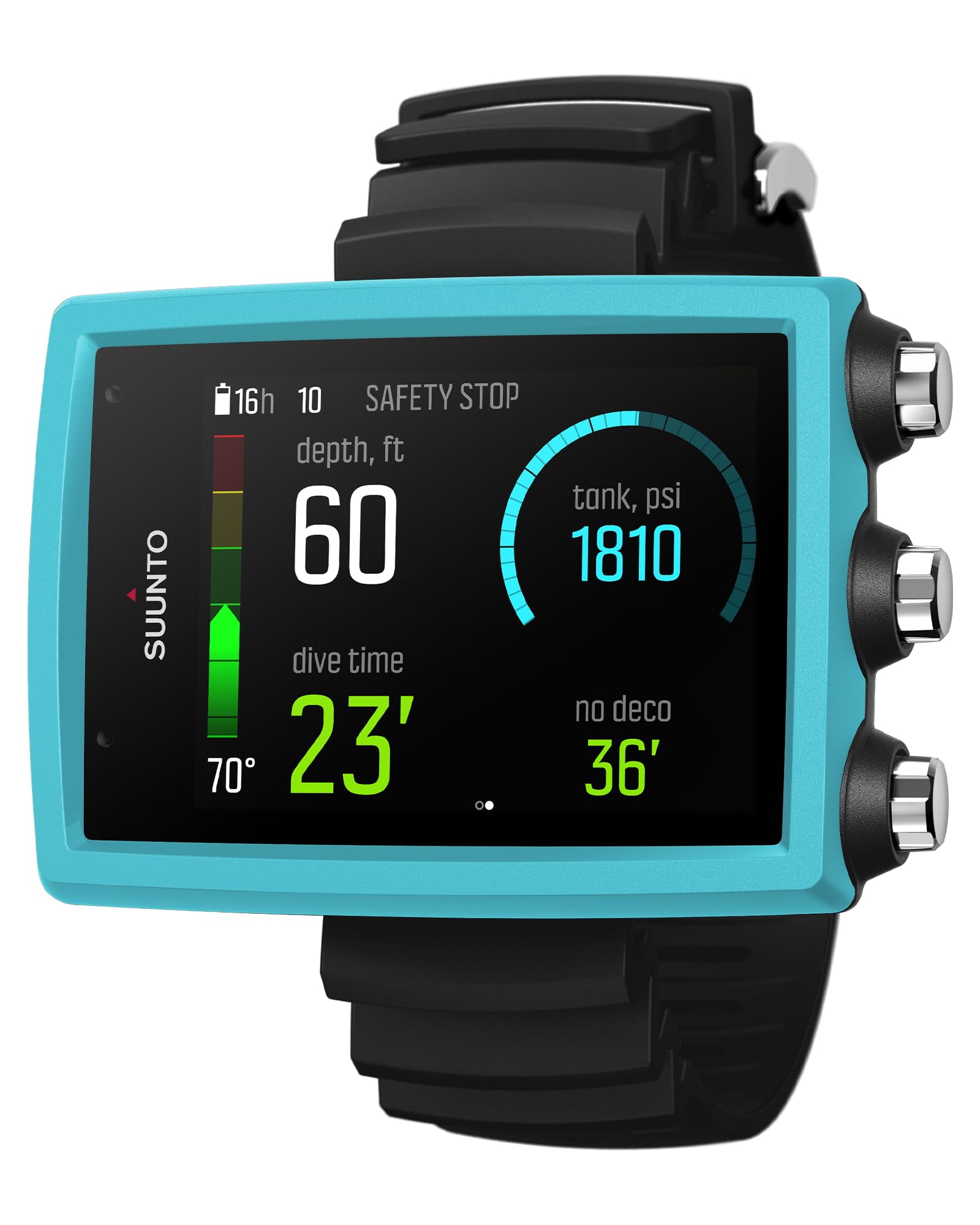 SUUNTO Dive EON Core Montre de Plongée Numérique avec Écran Couleur Facile à Lire, Étanche à 80m, Ordinateur sous-Marine avec Fonctions de Réveil, Chronomètre, Météo, Boussole, Batterie Rechargeable