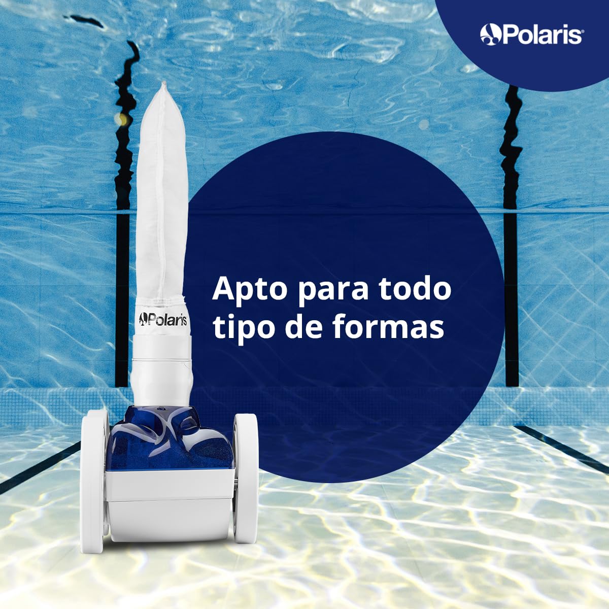 Polaris® 280 Limpiafondos de Piscinas a presión - Recojida eficiente de la Suciedad - Fácil de Usar y Limpiar - Garantía de 2 años