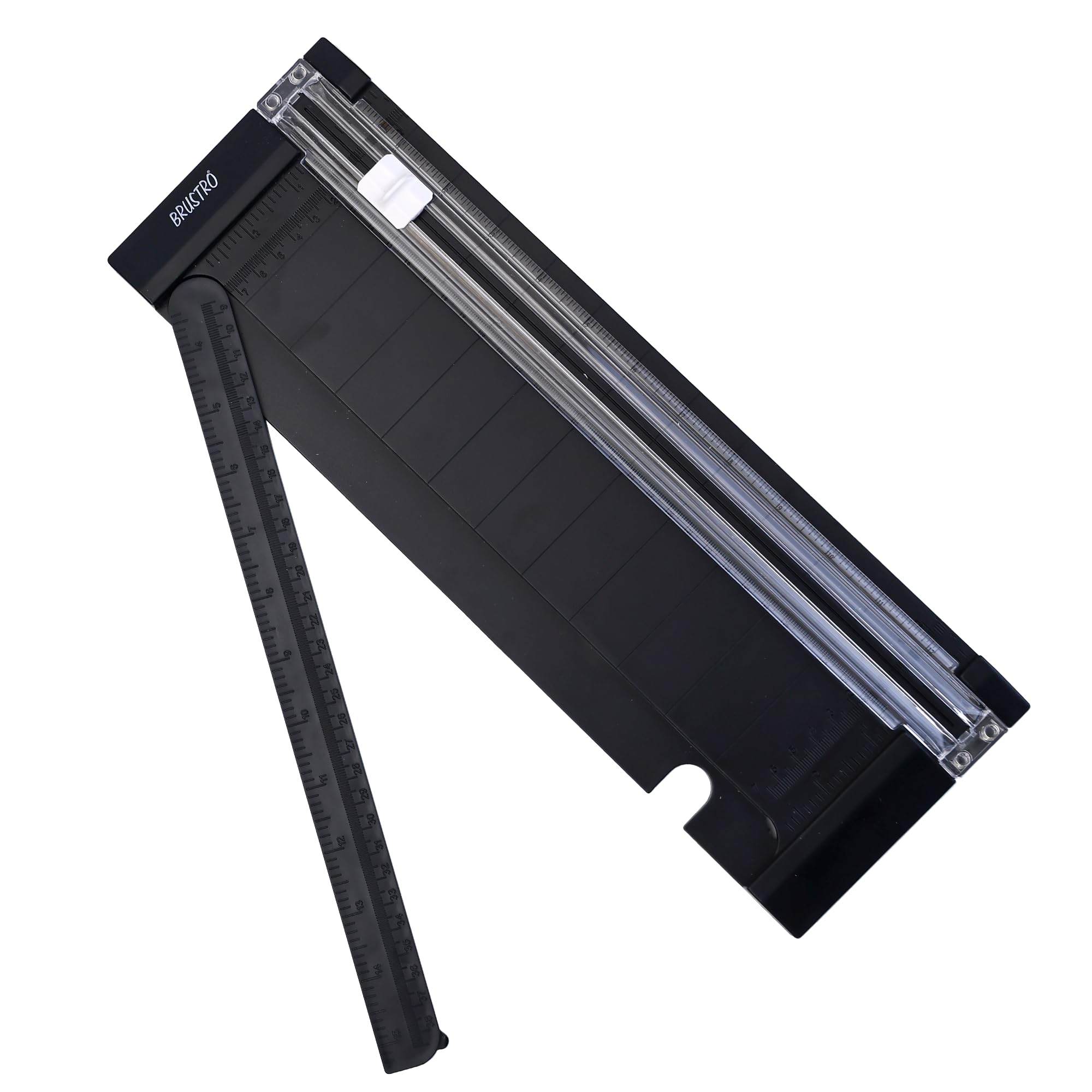 Brustro Trim Master Small Paper Trimmer, Portable A4 Paper Cutter | 12 Inches, SKS-7 Blade | Ideal for Scrapbook, Cardstock, Label, Origami, Card, Laminated Paper, Photo, Coupon and Craft Project