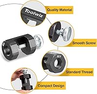 Vista 8 de Herramienta de hueco de bujías Toolwiz 2 piezas con medidor de sensor de hoja de acero de 32, herramienta de ajuste de válvula compatible con bujías
