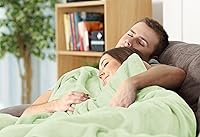 Vista 197 de Utopia Bedding - Manta de vellón de lujo, mullida, antiestática; manta de suave microfibra de 8.8 oz/yd² (300 g/m²) para cama; tamaño individual