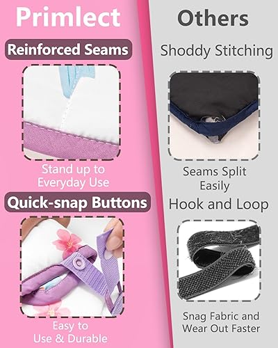 Miniatura 5 de Primlect Tapete para siesta para niños pequeños con almohada extraíble y manta de franela, saco de dormir portátil para niños, fácil de llevar,