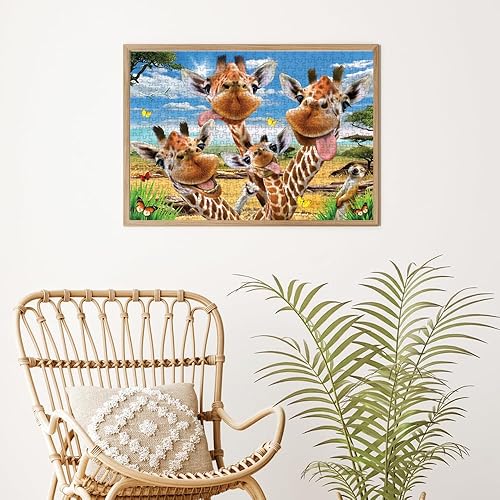 Miniatura 2 de Anatolian Puzzle - Giraffe Selfie - Rompecabezas de 500 piezas #3617, multicolor 2-Multicolor,Multicolor,https://www.amazon.com/dp/undefined