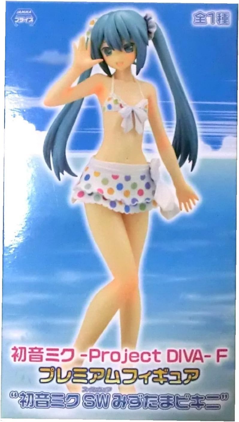 Hatsune Miku-Project DIVA-F Figure With Polka Dot Style Bikini 8 inch 26066 by swga