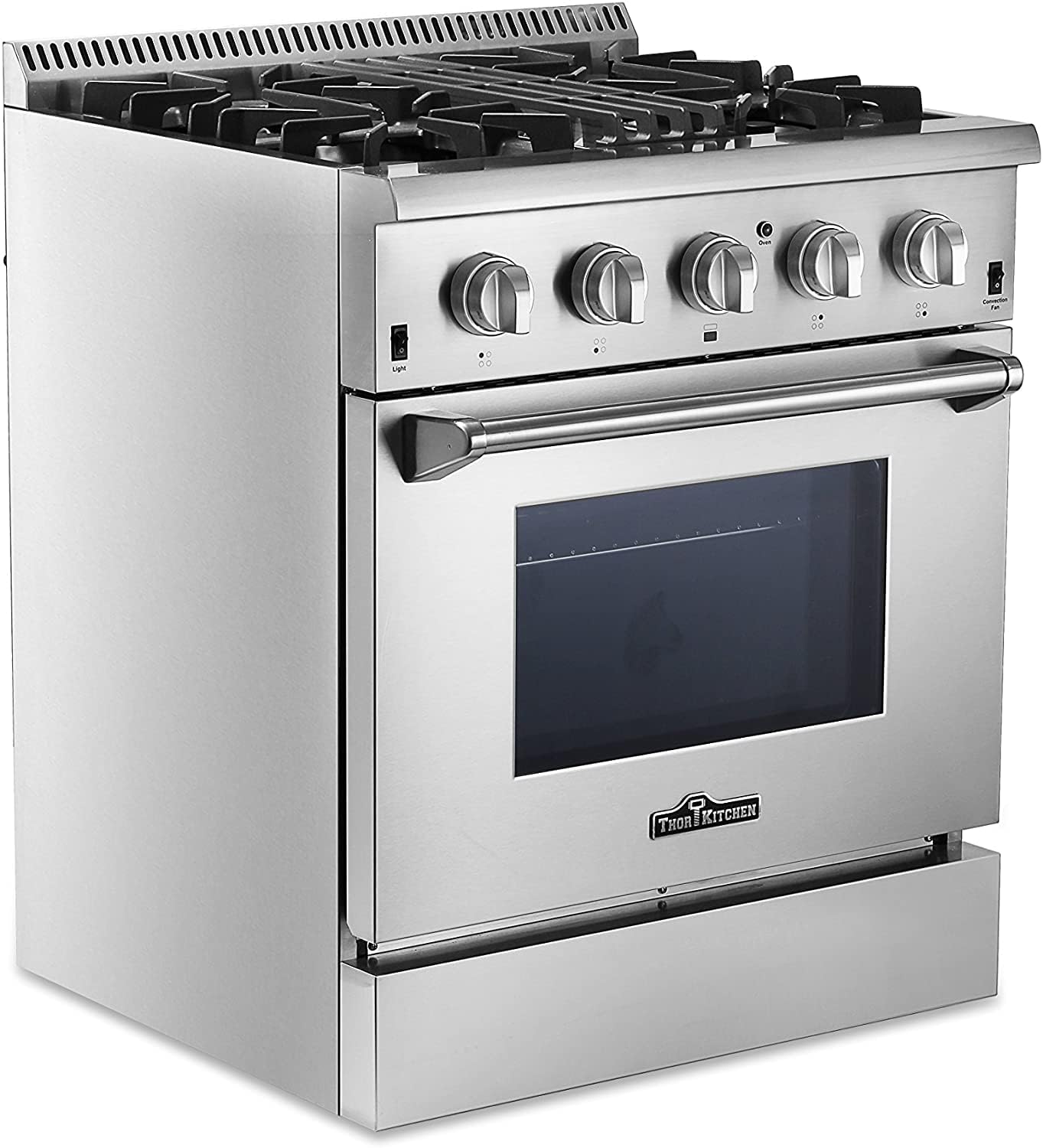 Buy 30 Inch Professional Dual Fuel Range with 4 Burners, CastIron