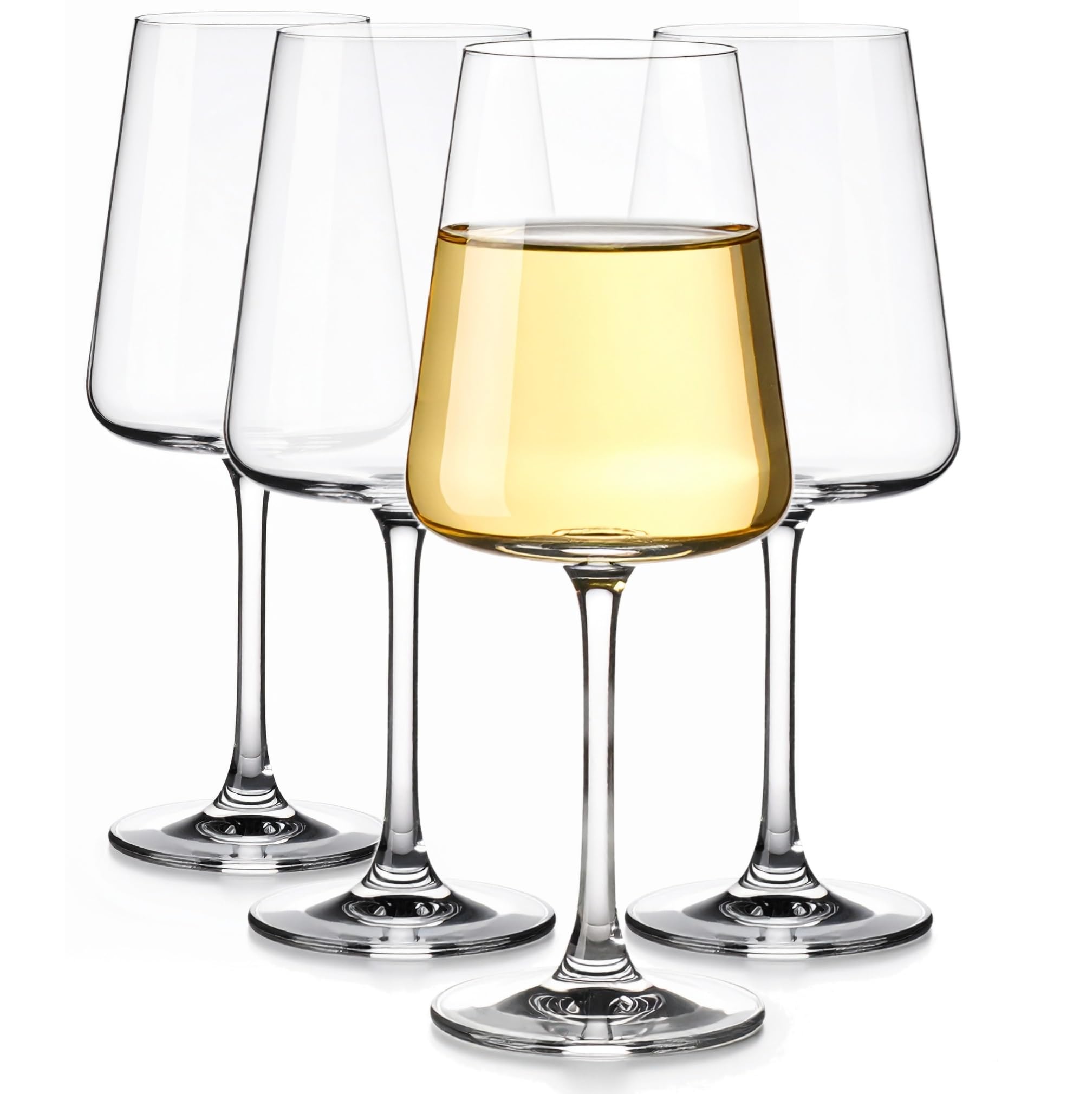 Glasmark KROSNO 1992 White Wine Glasses Modern Set of 4 390 ml Wine Glasses Set