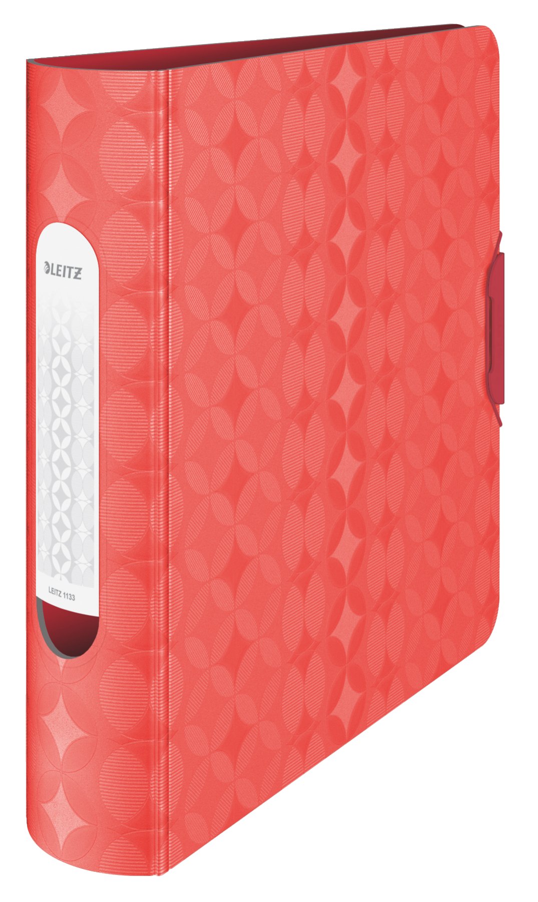 Leitz Lever Arch File, Retro Chic Range, 8 cm Width, 11330020 - A4, Neon Pink, 75mm Spine - Image 3
