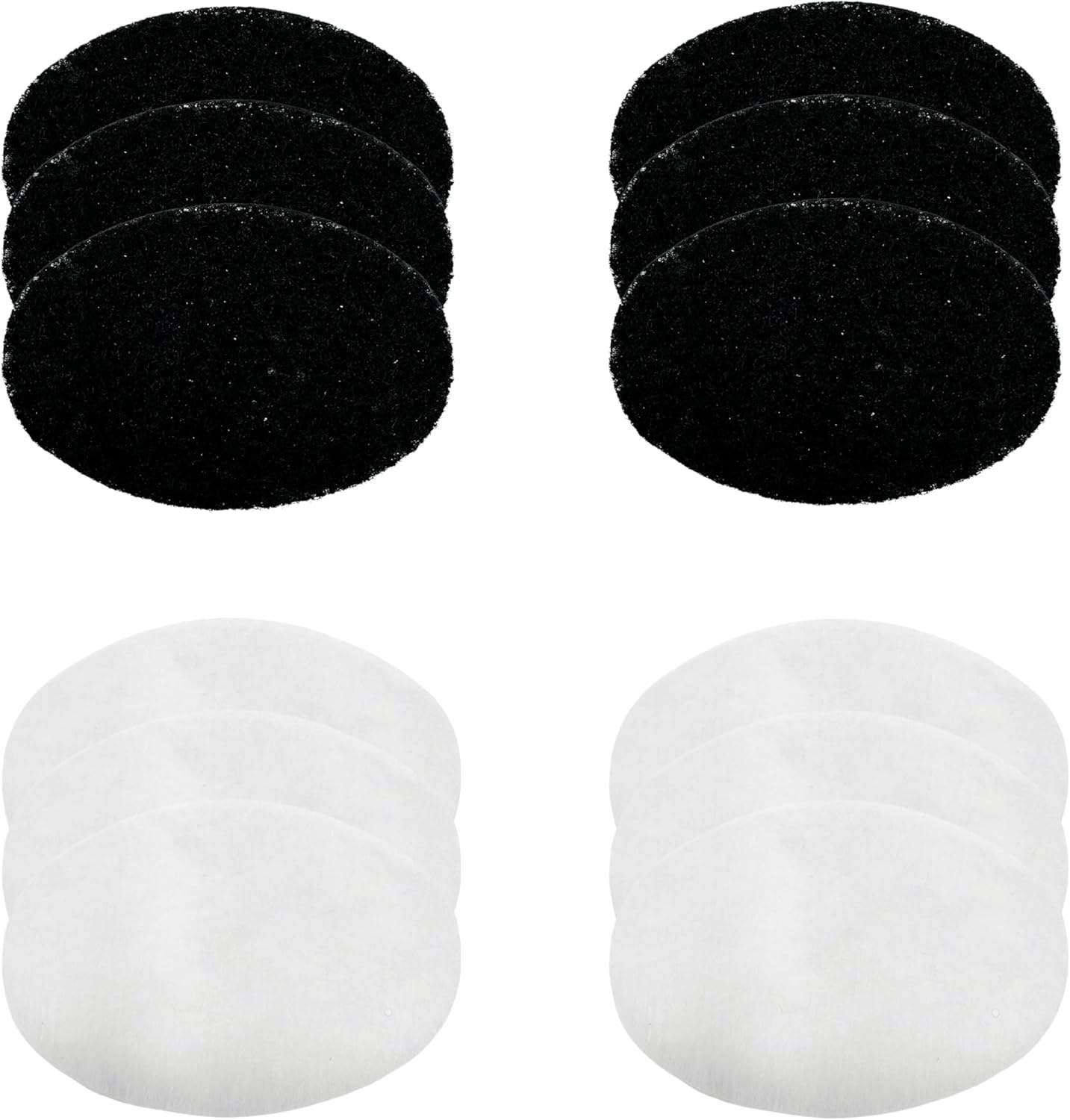 Nispira FDM2201BR Charcoal Oil Vapor Air Fryer Replacement Filters for OVENTE 2 Liter Electric Deep Fryer, 6 Pack
