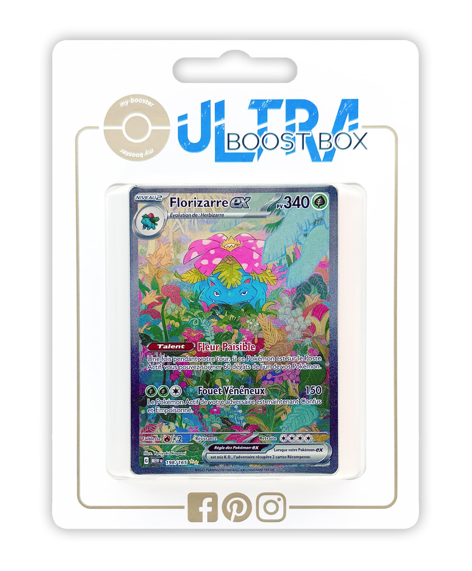 My-booster Pokémon SV03-FR-UB-153 Box - 10 Französische Karten, Inkl. Melmetal Ex