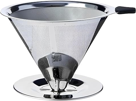 Coador Filtro De Café 103 Inox Peneira Aço Reutilizável Dúravel Sem Uso De Papel Premium