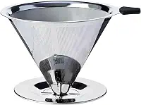 Coador Filtro De Café 103 Inox Peneira Aço Reutilizável Dúravel Sem Uso De Papel Premium