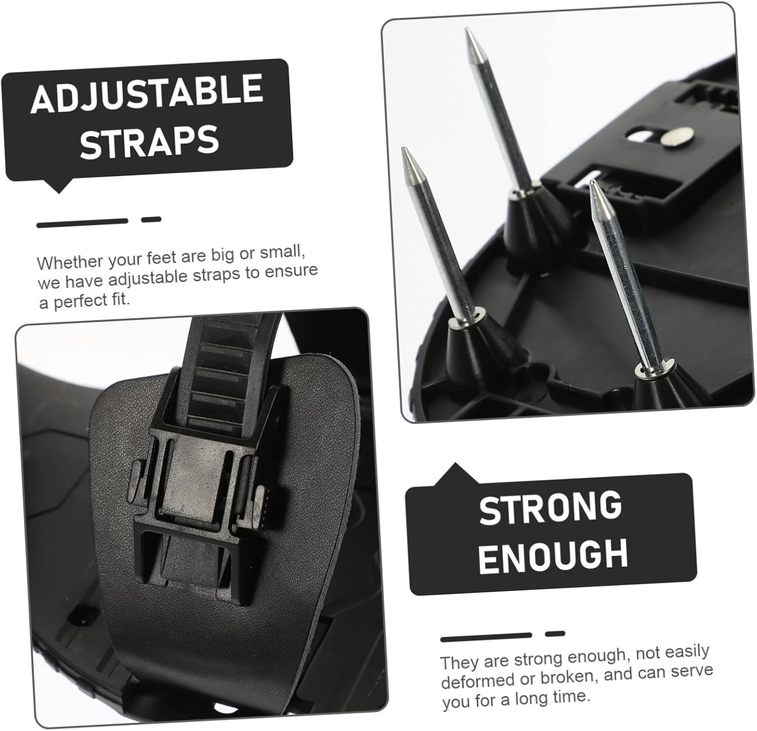 Mikikit 1pair Grass Aerator Shoes Spikes for Lawn Care Pu Material for Gardens Yards and Courtyards Soil Aerating Sandals for Healthy Grass Growth