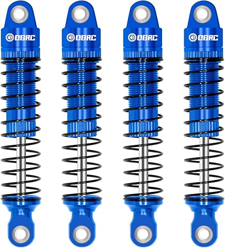 Miniatura 12 de OGRC 59mm Amortiguadores de aceite con rosca para TRX4M 1/18 RC Vehículos de oruga Piezas de mejora (Negro)