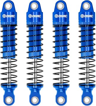 OGRC 59mm Shocks Absorber Oil Threaded Damper Threaded Shock Absorber for TRX4M 1/18 RC Crawler Upgrade Parts Blue