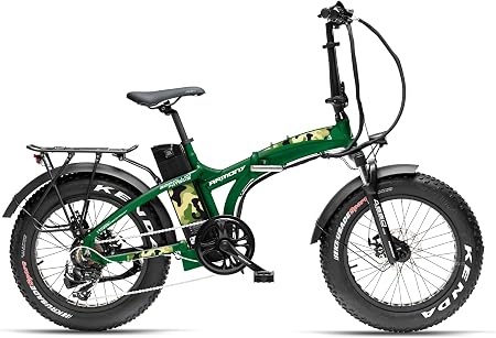 Armony Asso, Unisex Adult Electric Bike, Military Green, 20\