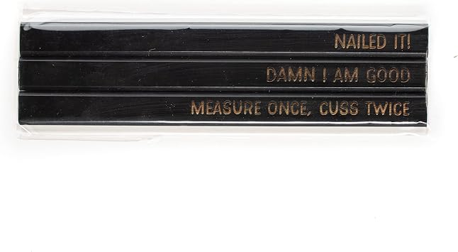 Carpenter Pencil Bundle Black, Funny