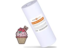 HTVRONT 12”x50 Yard Tear-Away Stabilizer Roll for Embroidery Machine