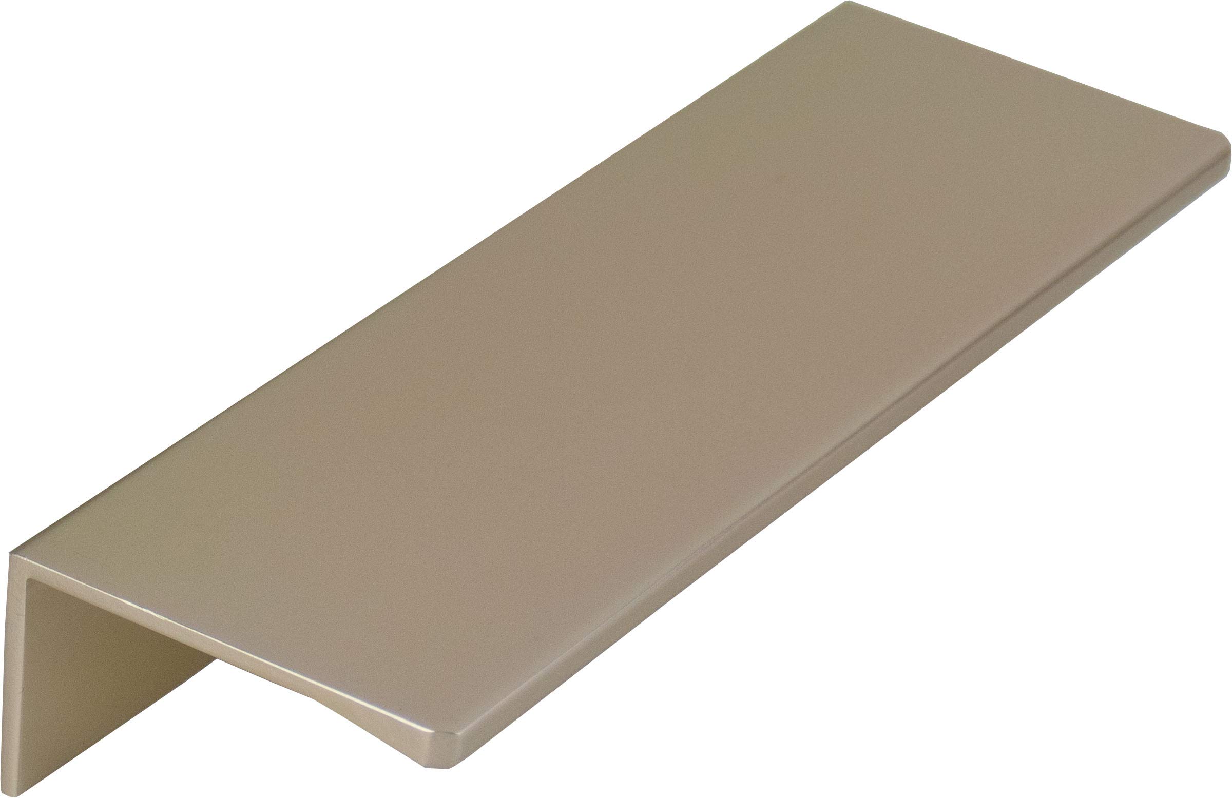Tiradores para muebles de alta calidad en aluminio niquelado mate y diseño elegante de 96 mm.