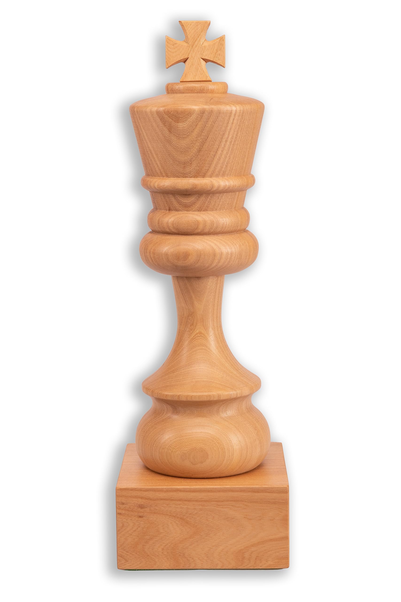 drewniany puchar Biały Król, 37 cm