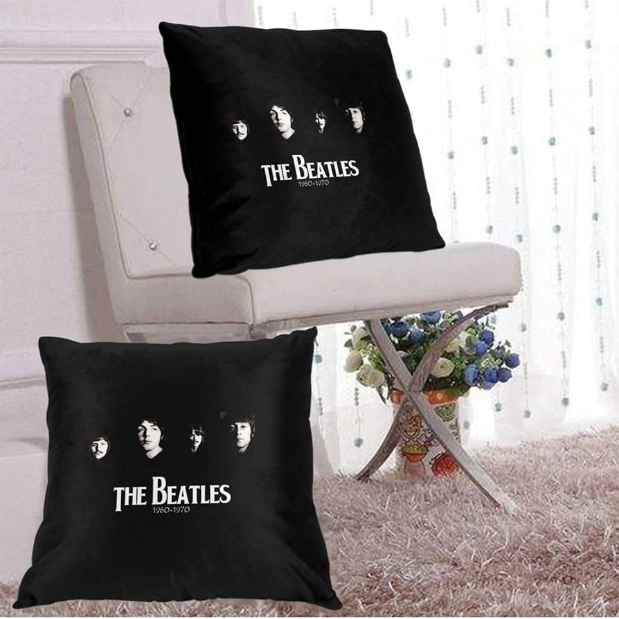 ビートルズ　クッションカバー　クッション付き Amazon.co.jp: クッションカバー ザ・ビートルズ 枕カバー 2枚
