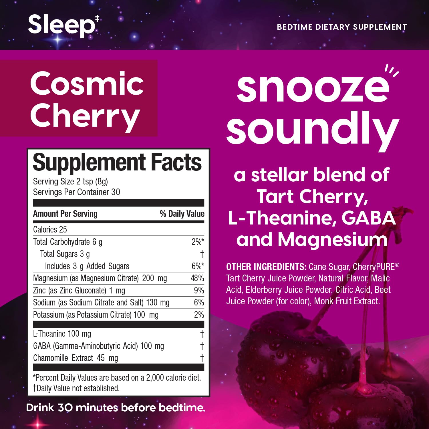 Amazon.com: Hydrant Melatonin Free Sleep Aid Powder, Tart Cherry