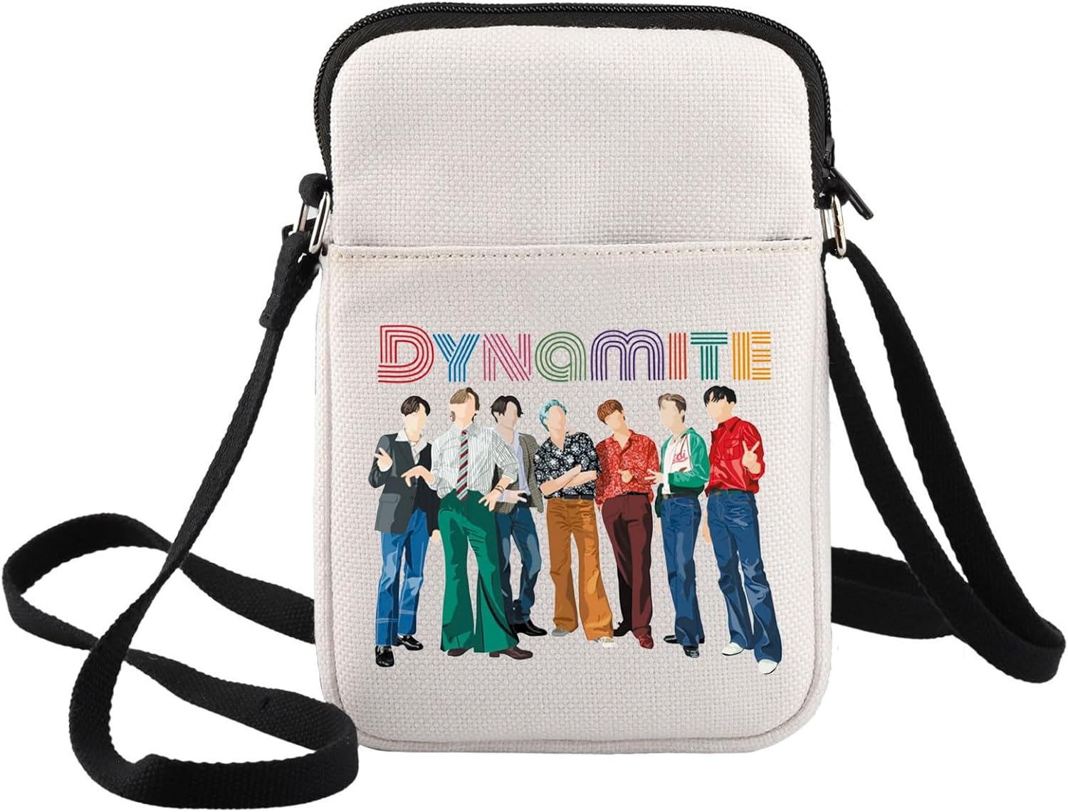 BWWKTOP Group Army Crossbody Bag Song Lyrics Inspired Gift Korean Music Group Shoulder Bag