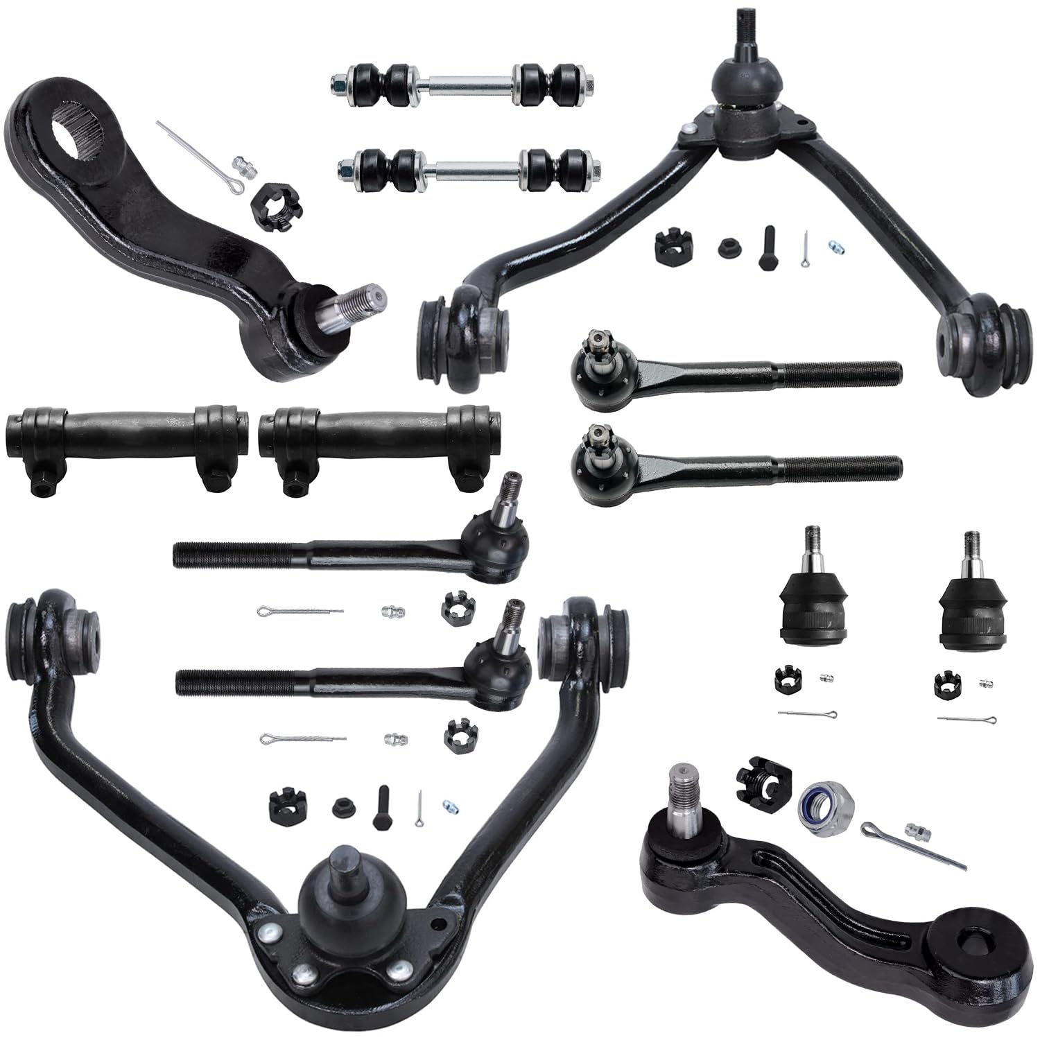 Detroit Axle - Front End 14pc Suspension Kit for Chevrolet GMC C1500 C2500
