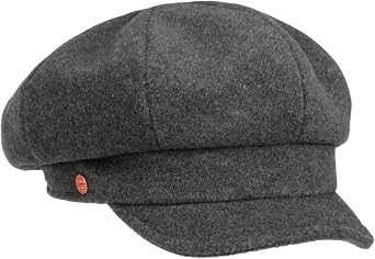 Mayser Newsboy Cap Wide Fit Visor Made in EU Women Autumn Winter