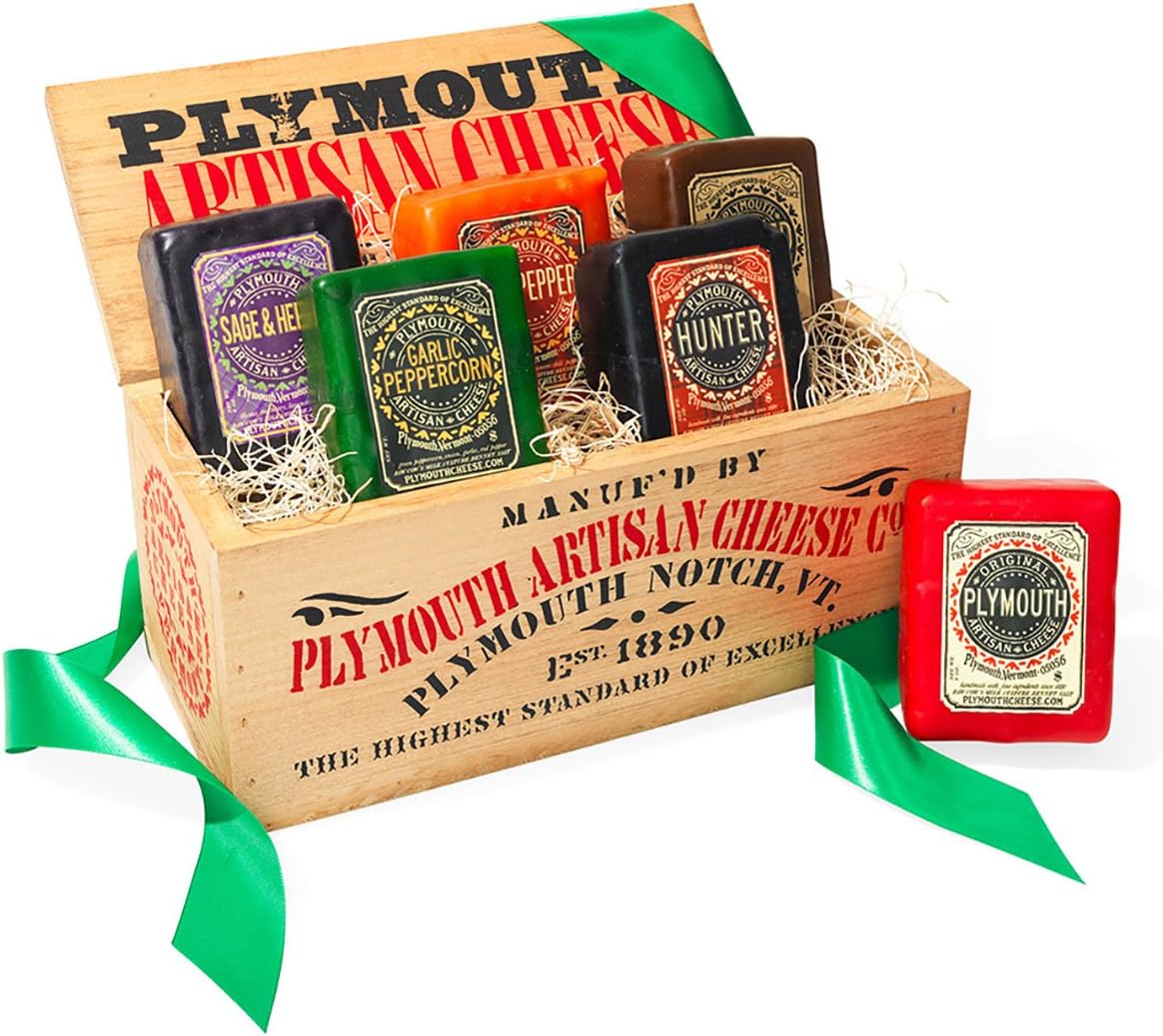 Plymouth Cheese Giftbox with 6 varieties of Artisan cheese