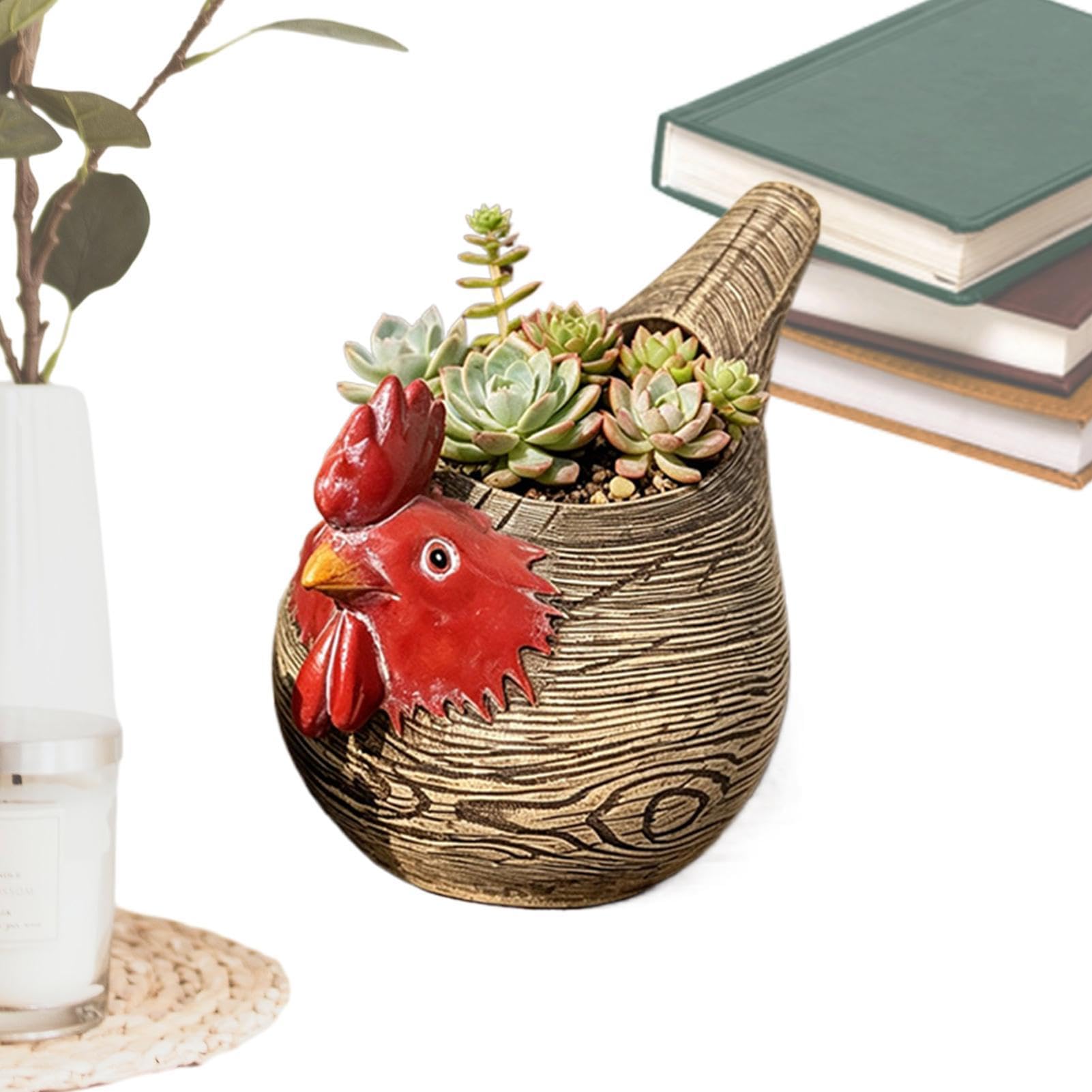 Pot de fleurs en résine poulet 16 cm Generisch pour orchidée et bonsaï