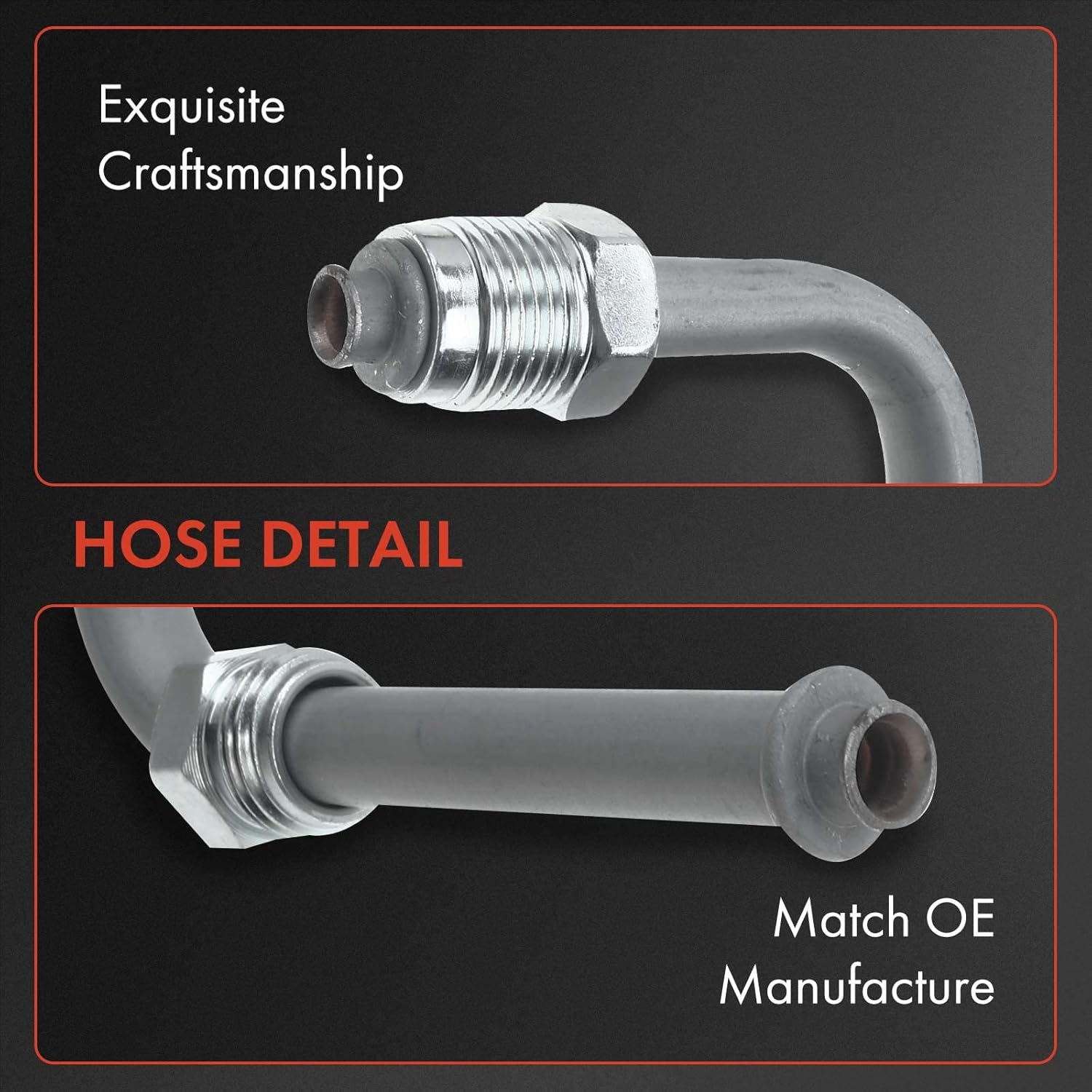 A-Premium Power Steering Pressure Line Hose Assembly Compatible with Chevrolet Silverado 3500 Tahoe Sonora GMC C1500 C2500 C3500 Suburban C3500HD Yukon