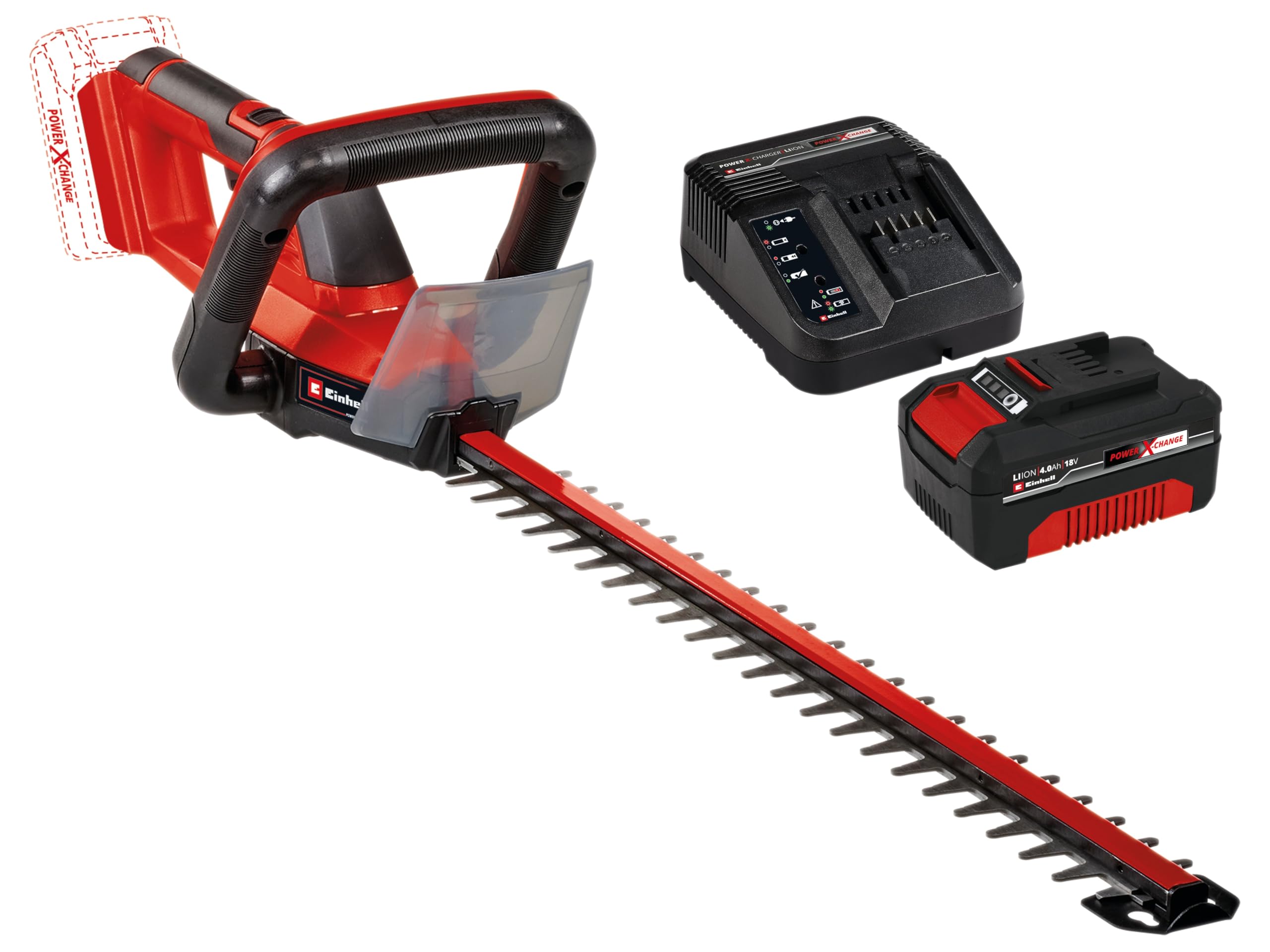 EINHELL Akumulatorowe nożyce do żywopłotu GC-CH 18/50 Li Kit (1 x 4,0 Ah)