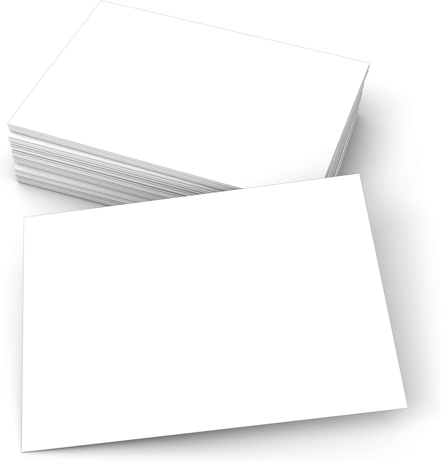 321Done 4 x 6 White Cards Blank (Set of 50) Thick, Heavy