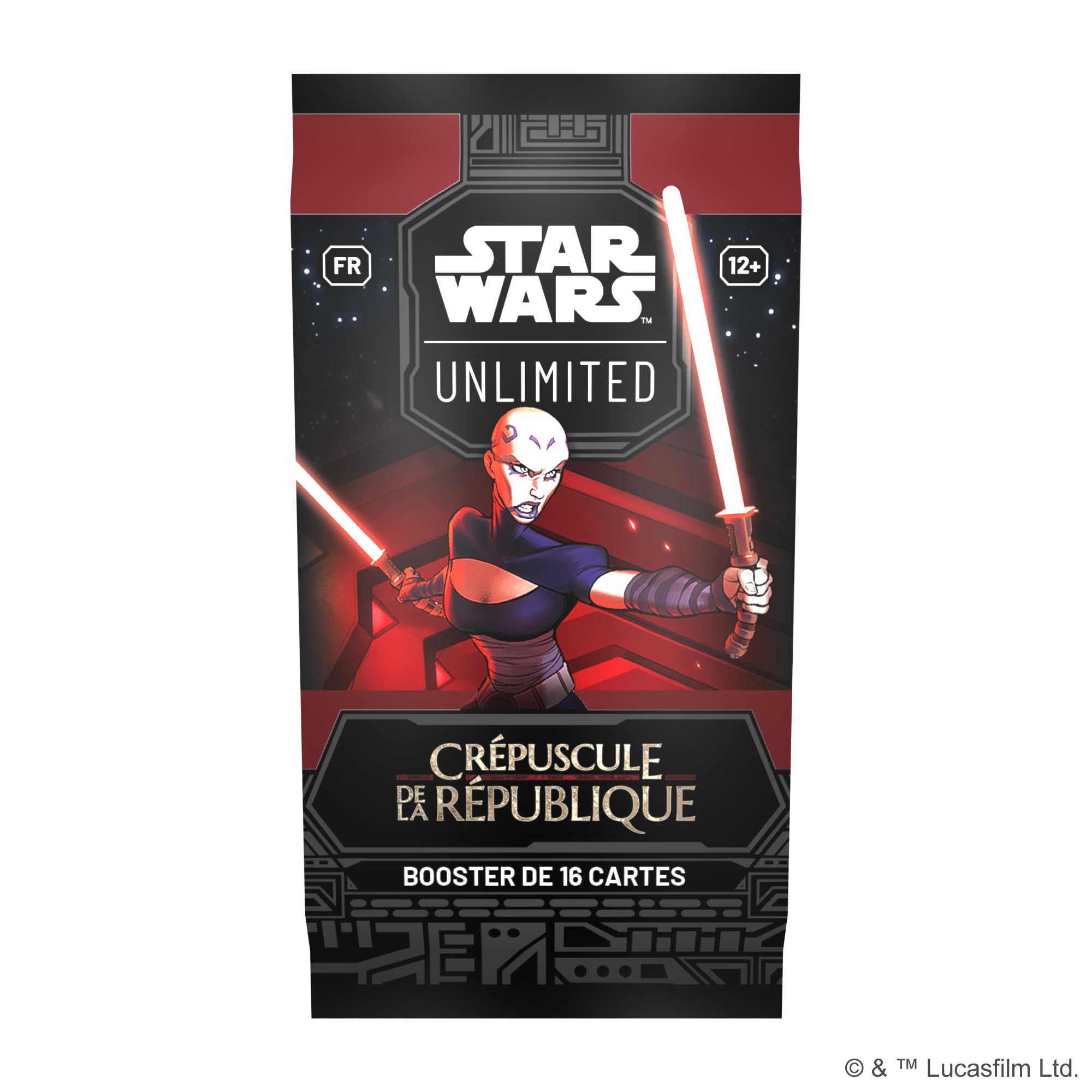 Asmodee - FFG - Star Wars: Unlimited Crepuscolo della Repubblica - Scatola da 24 Boosters - Gioco di carte collezionabili - per adulti e bambini, dai 12 anni, 2 giocatori - Versione francese