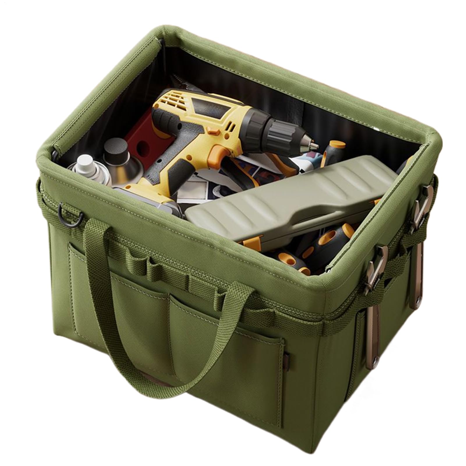 Organisateur de coffre de voiture pliable boite de rangement en tissu robuste 37x27x33cm
