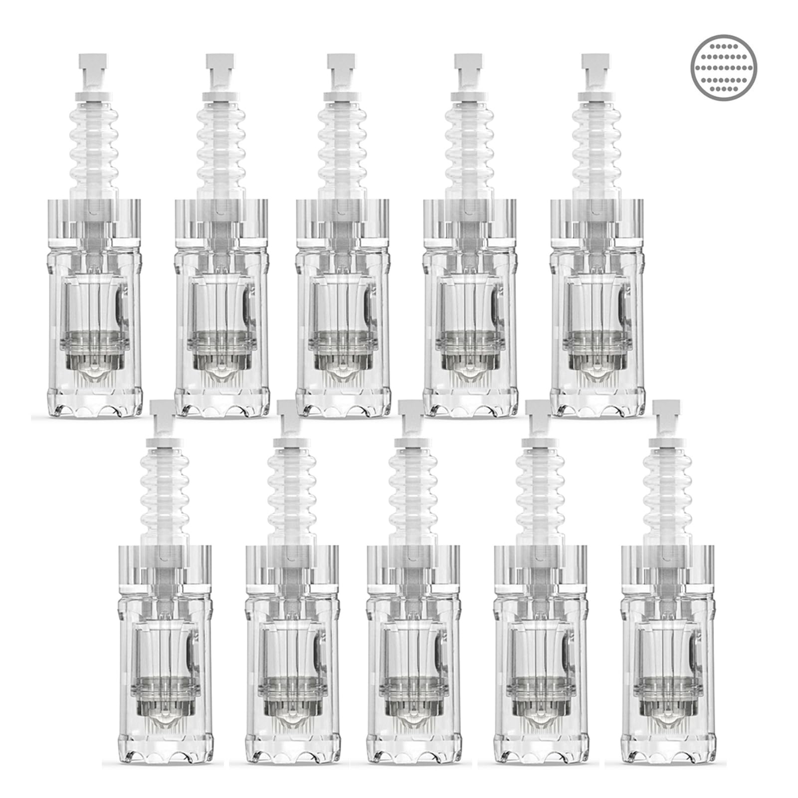 10 Pièces Dr. pen Ultima A10 Cartouches d'Aiguilles de Rechange 36 Pins - 100% Original Dr. pen Ultima A10 Aiguilles - Pour Dr. pen Ultima A10 Stylo de Microneedling Électrique (36Pins, 10PCS)
