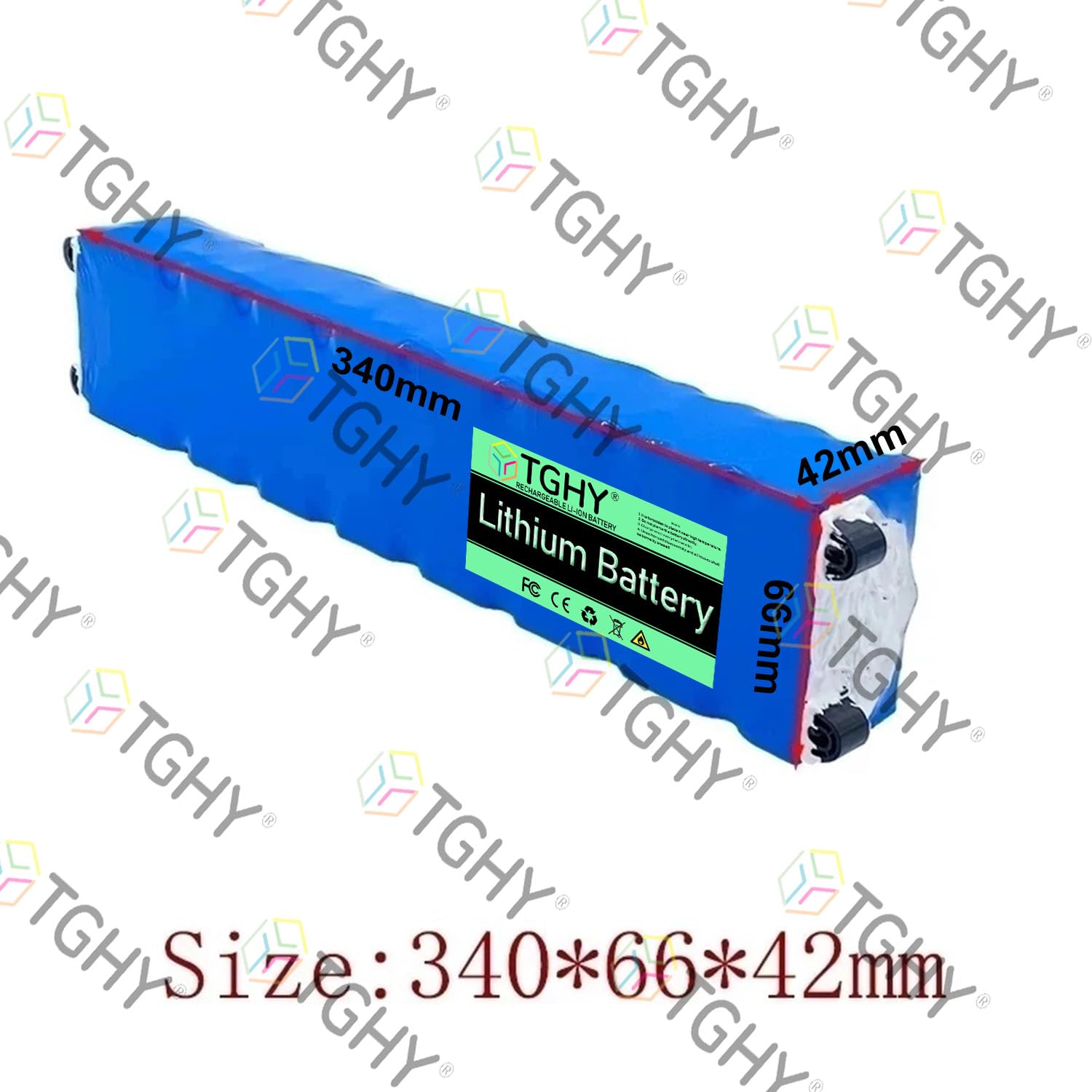 TGHY Batterie au Lithium pour Scooter électrique 36 V 6,6 Ah 7,8 Ah 9 Ah, Compatible avec Les Moteurs de hoverboards et Skateboards électriques de Moins de 324 Wh.,36v 9ah,XT30+SM