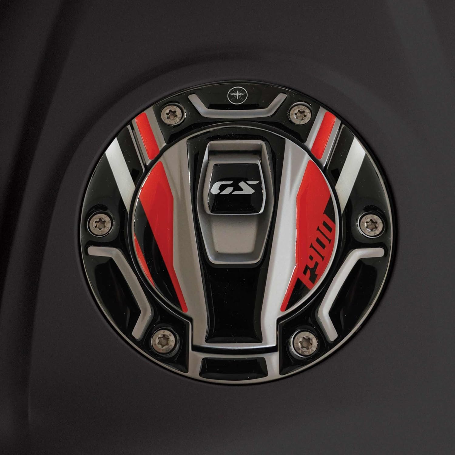 labelbike - 3D Sticker Motorcycle Fuel Tank Cap Keyless Protection and Decoration in Resin Compatible with BMW F900 GS 2024