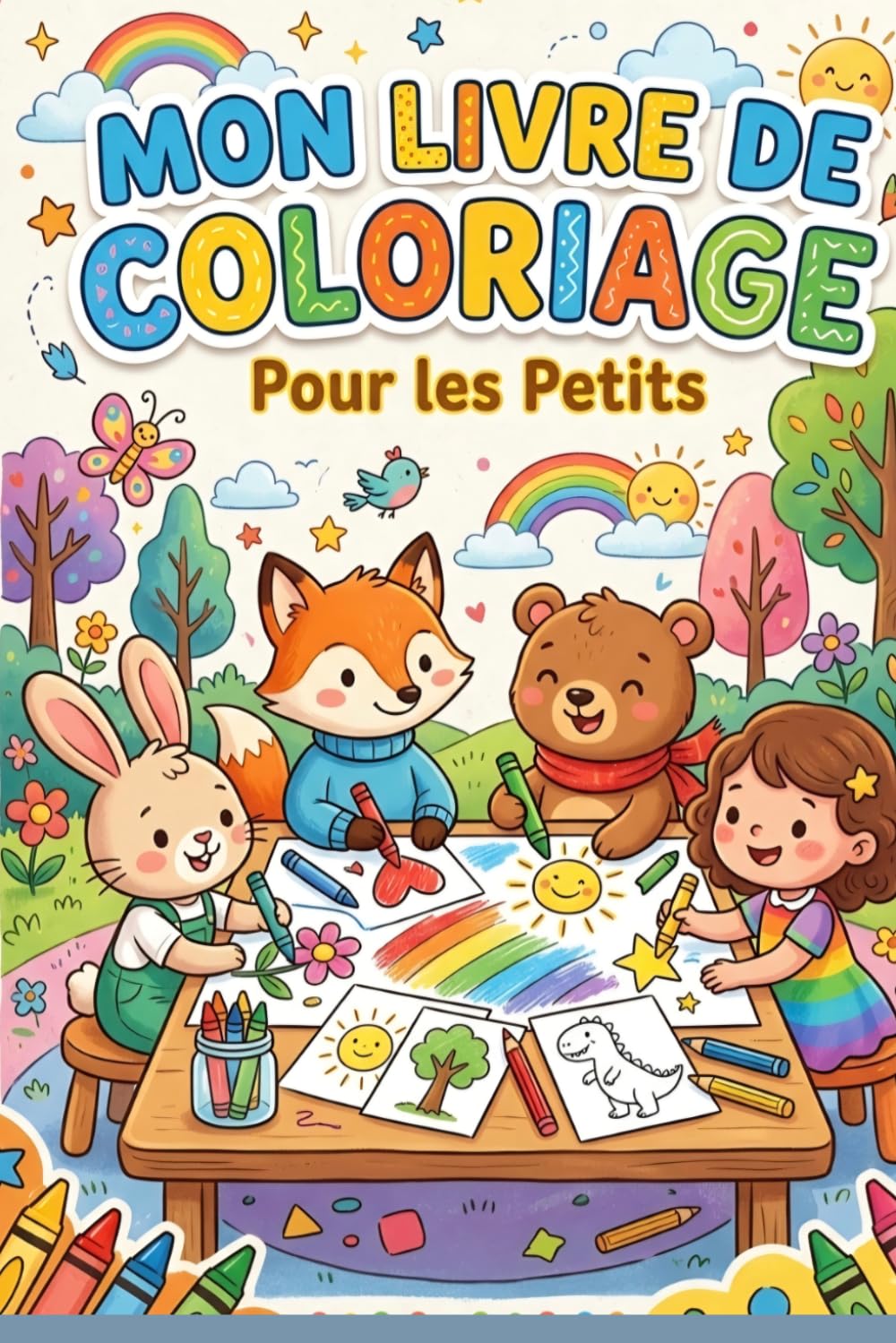 Mon livre de coloriages avec 75 pages: Pour les enfants unisex